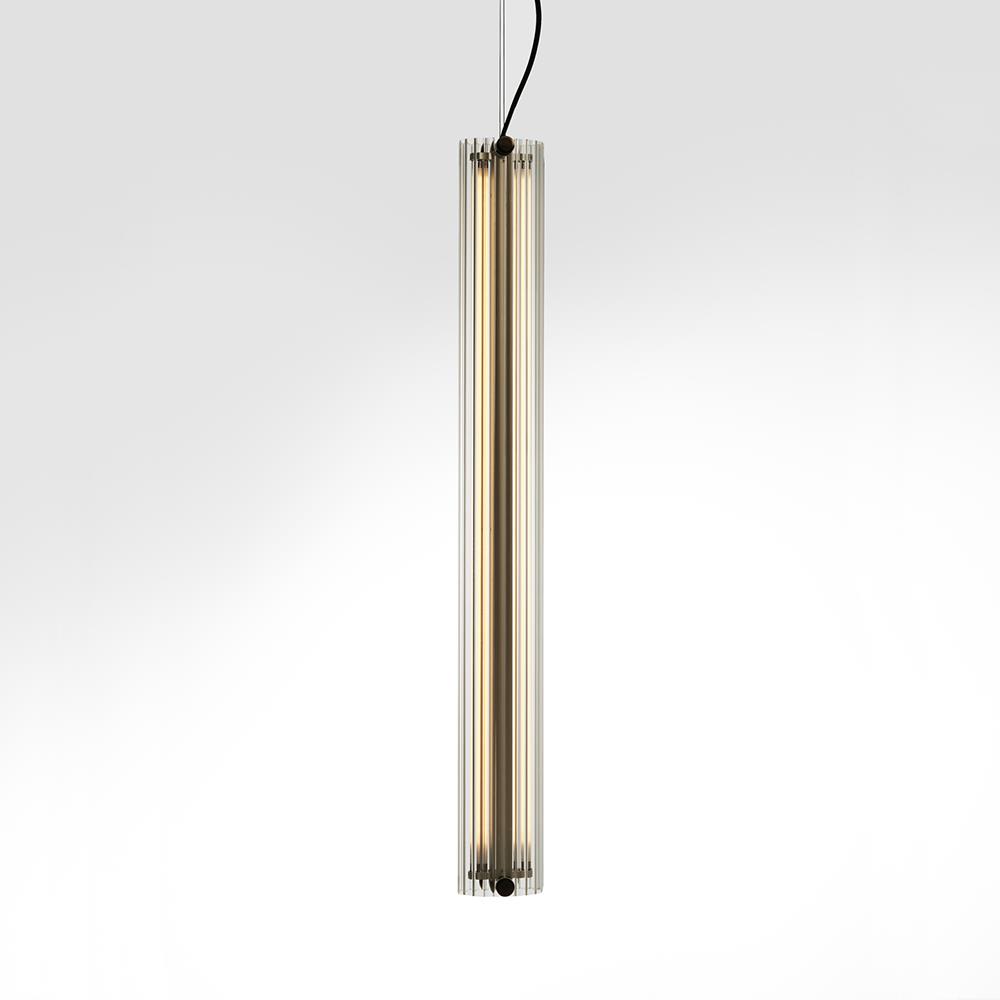 Parachilna B15 V Pendant Gr Graphite With Glass Diffuser Black Designer Pendant Lighting
