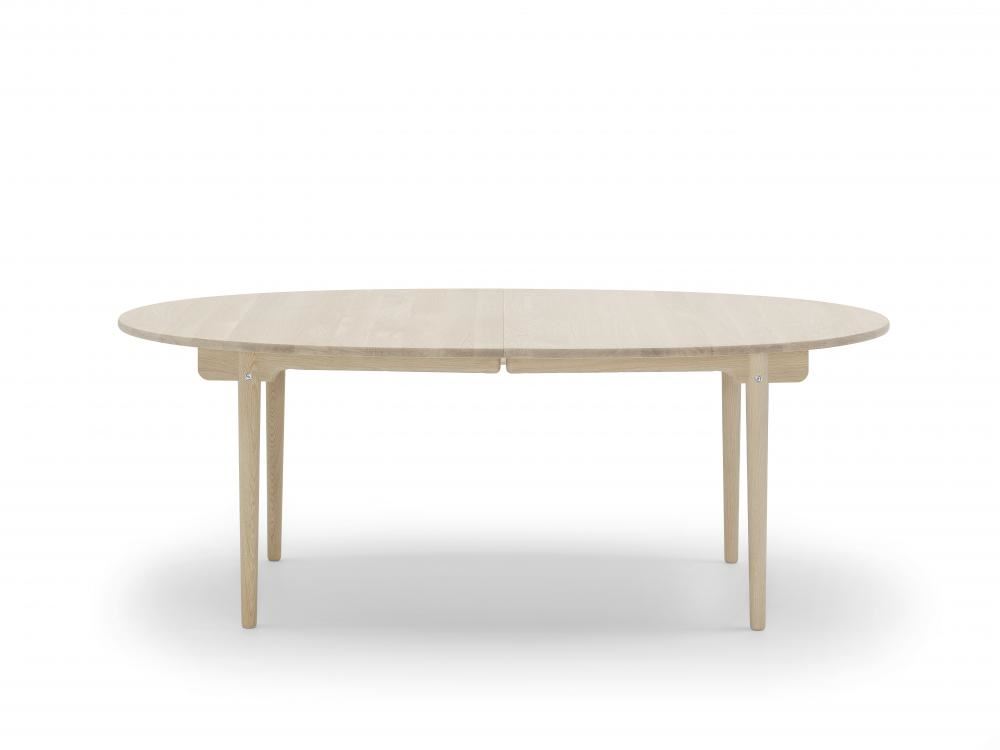 Ch338 Dining Table Beech Oil Mdf Black