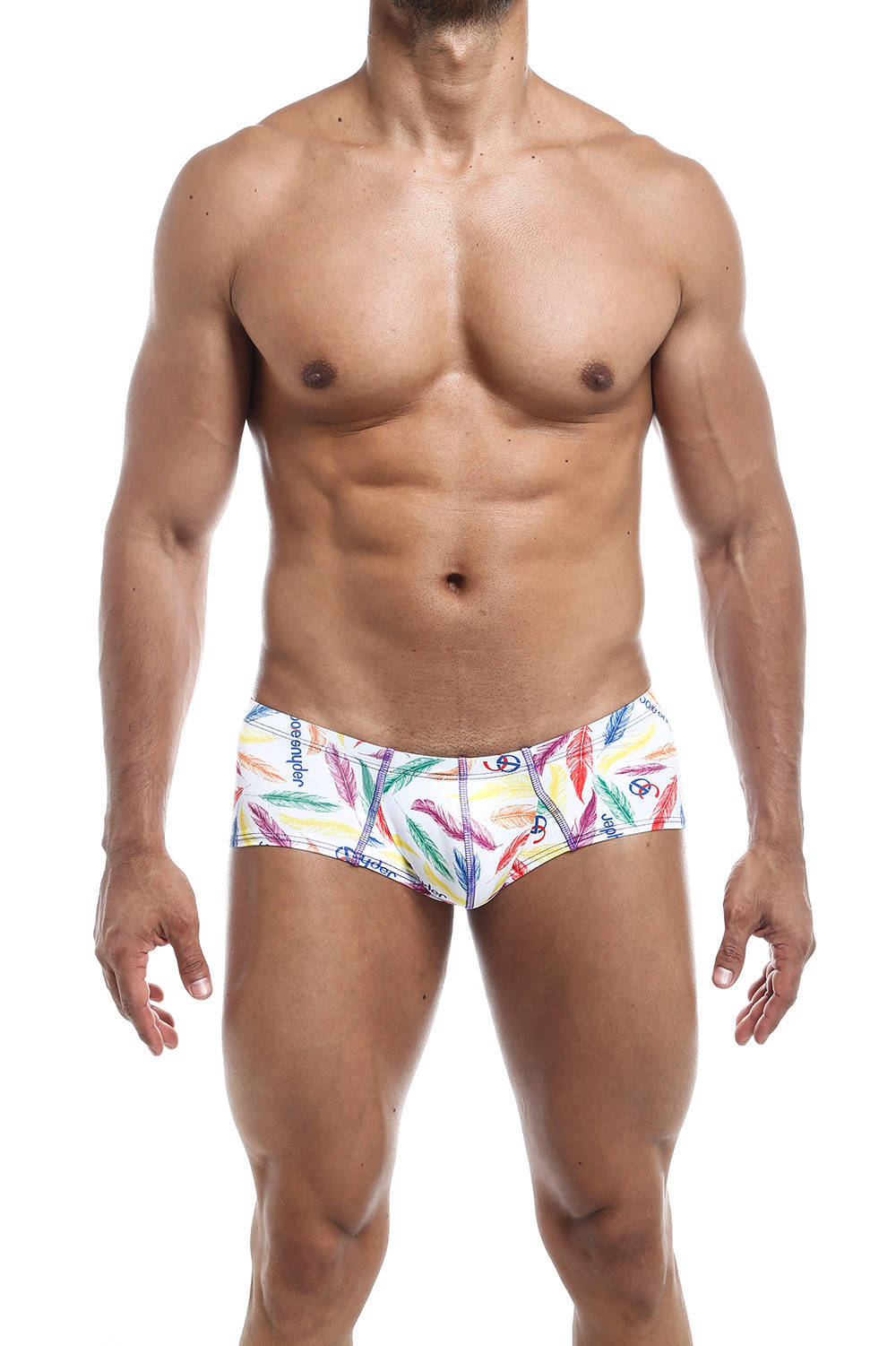Browse beautiful print men's underwear shorts online. Male mini trunk briefs Joe Snyder Feathers Cheek Boxer 13. Plain parcels. International delivery