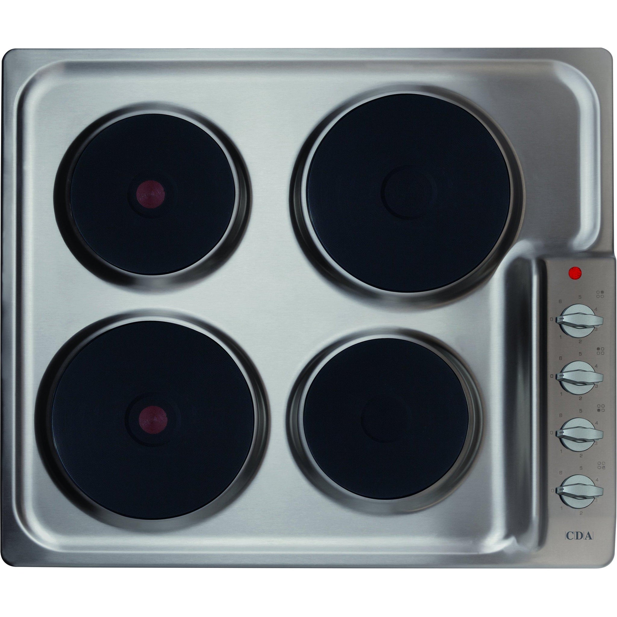 Cda He6051ss Four Plate Electric Hob Stainless Steel