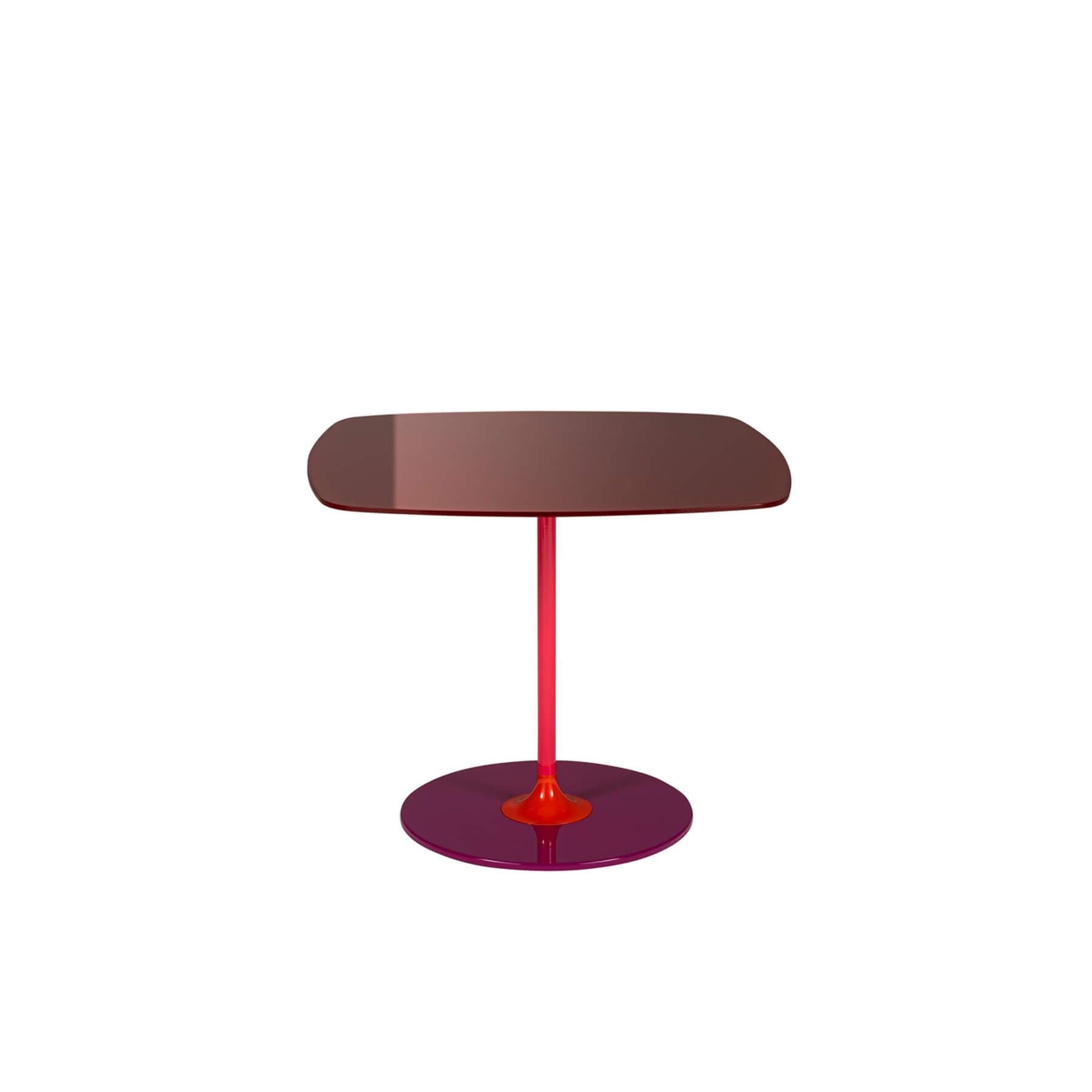 Kartell Thierry 4040 Side Table Bordeaux Red Designer Furniture From Holloways Of Ludlow