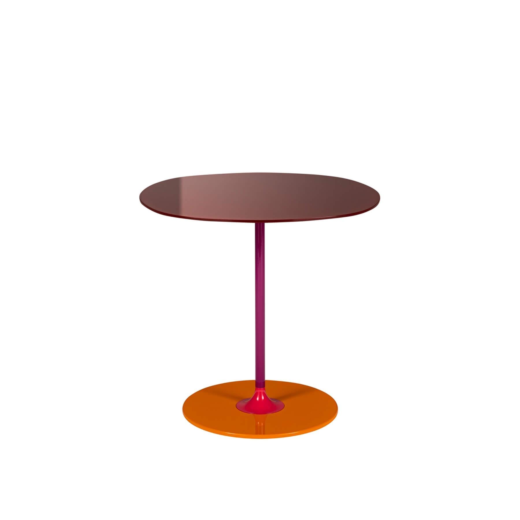 Kartell Thierry 4041 Side Table Bordeaux Red Designer Furniture From Holloways Of Ludlow