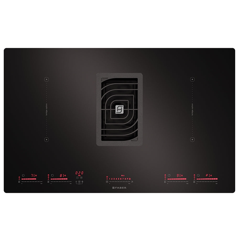 Faber Galileo Ng Bk 83cm Air Venting Induction Hob 8211 Black