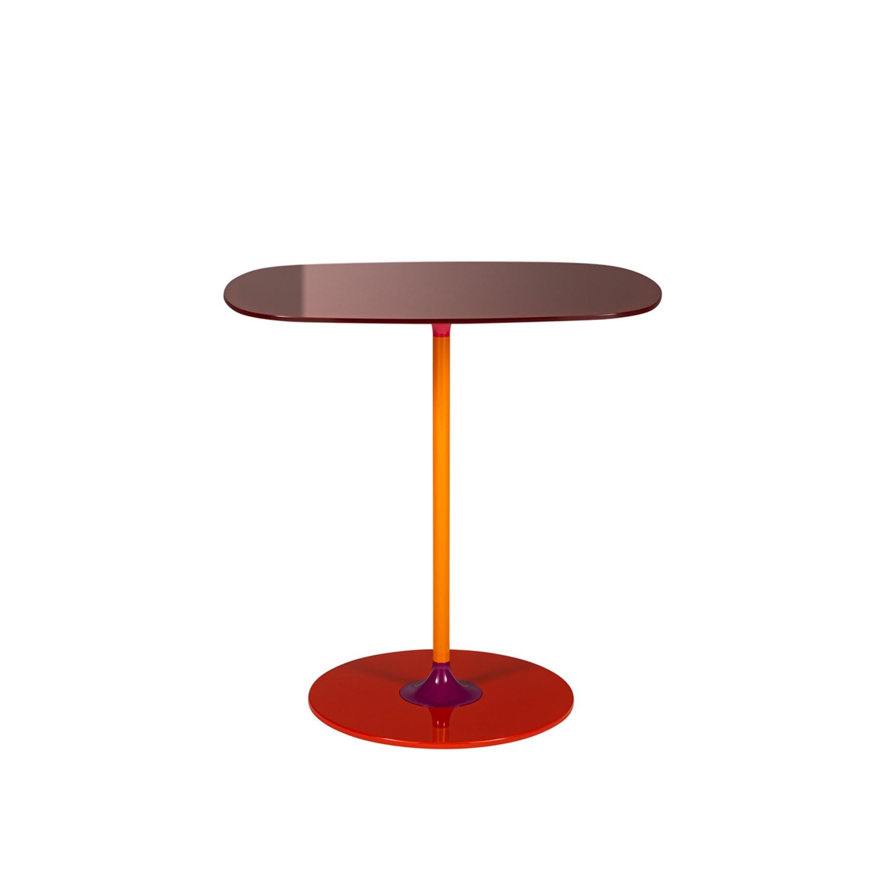 Kartell Thierry 4042 Side Table Bordeaux Red Designer Furniture From Holloways Of Ludlow