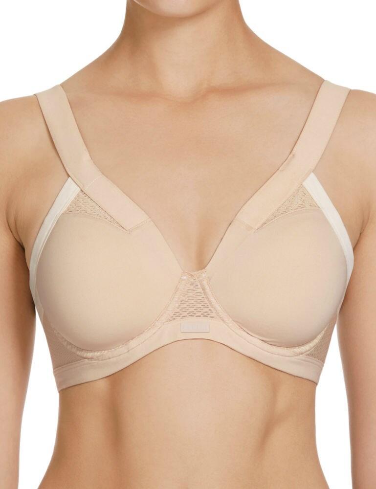 This padded sports bra is from the Shift range by Berlei. The perfect bra for a supportive workout. Mesh fabric helps ventilation and keeps you dry during your workout. The adjustable straps help to stabilize and minimize bounce whilst the cross over straps will deliver additional support and flexibility. Underwired cups also offer extra support. Pair with matching coordinates from the Shift range to complete this look.  Perfect bra for a supportive workout Mesh fabric Ventilates and keeps you dry Adjustable straps Underwired cups Minimize bounce Matching coordinates available Composition: 70% Polyamide &pipe; 18% Polyester &pipe; 12% Elastane Listed in UK Sizes   43128-78937-1053294 YYRJ Sports Bra