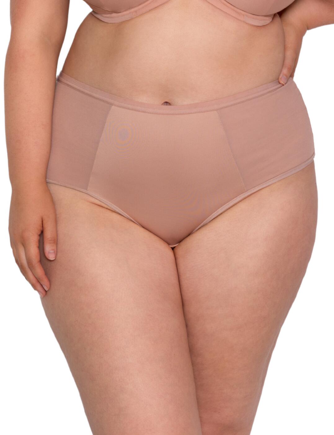 Feel comfortable and sensual in this Wonderfull short brief by Curvy Kate. Featuring the classic and popular short brief design offering excellent rear coverage and comfort. Crafted from a delicate and sheer mesh fabric that looks sensual and feminine, combined with a smooth and opaque front panel for added coverage. Pairs perfectly with the Wonderfull full cup bra for a coordinated look!  Sleek and feminine design Comfortable fit and feel Sensual mesh fabric Popular short design Good rear coverage Matching coordinates available! Listed in UK sizes  43142-78961 CK018201  Short