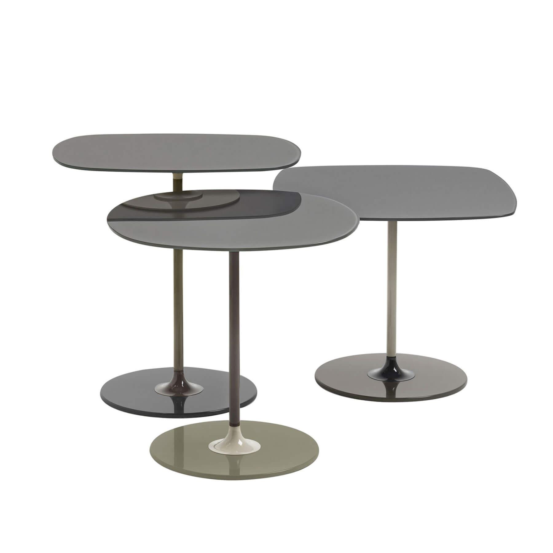 Kartell Thierry Side Table Collection Grey Designer Furniture From Holloways Of Ludlow