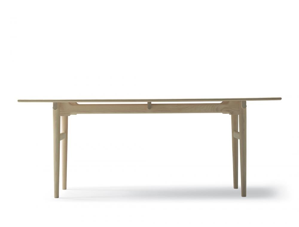 Ch327 Dining Table Large Oak Lacquer