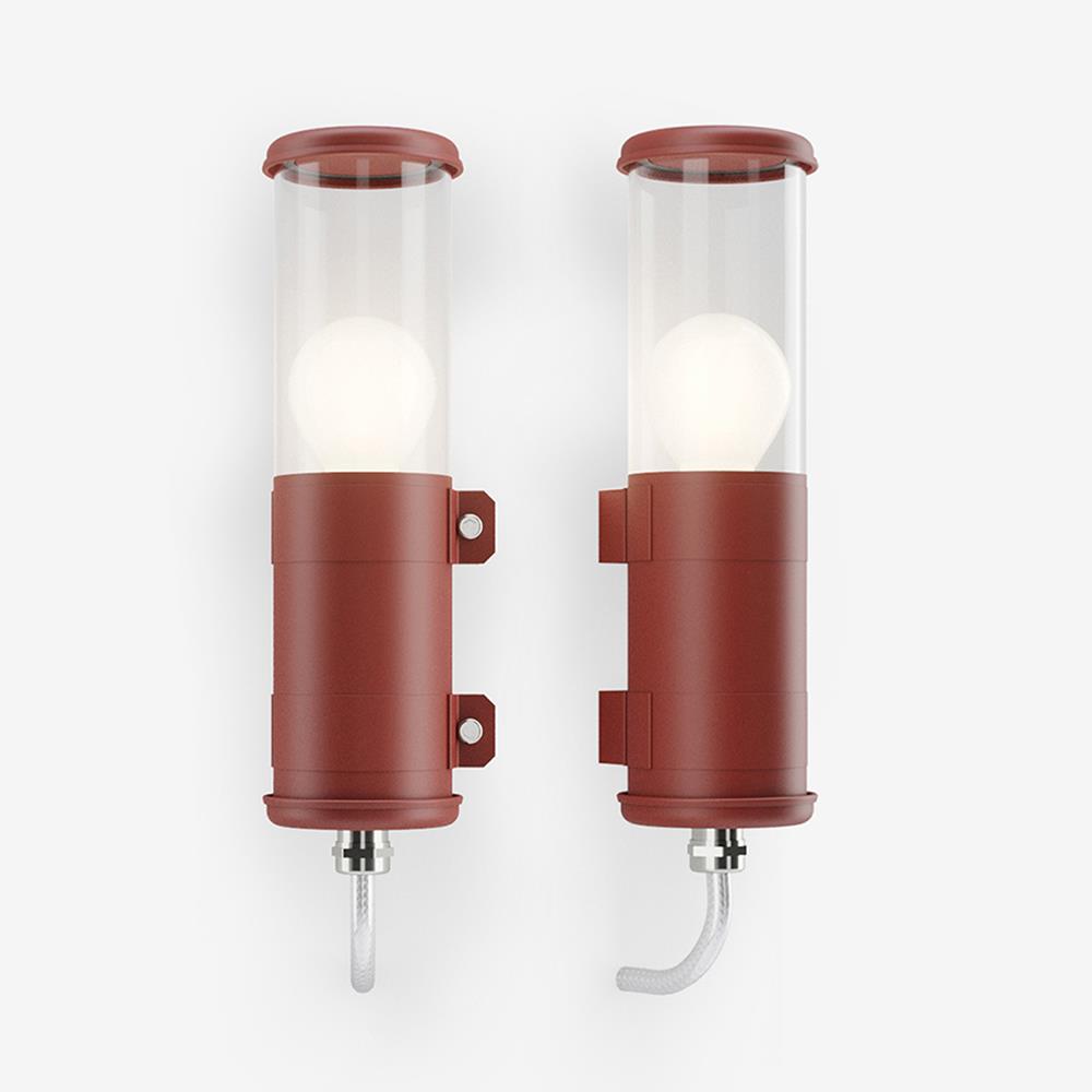 Bendz Bathroom Wall Light Marsala Red