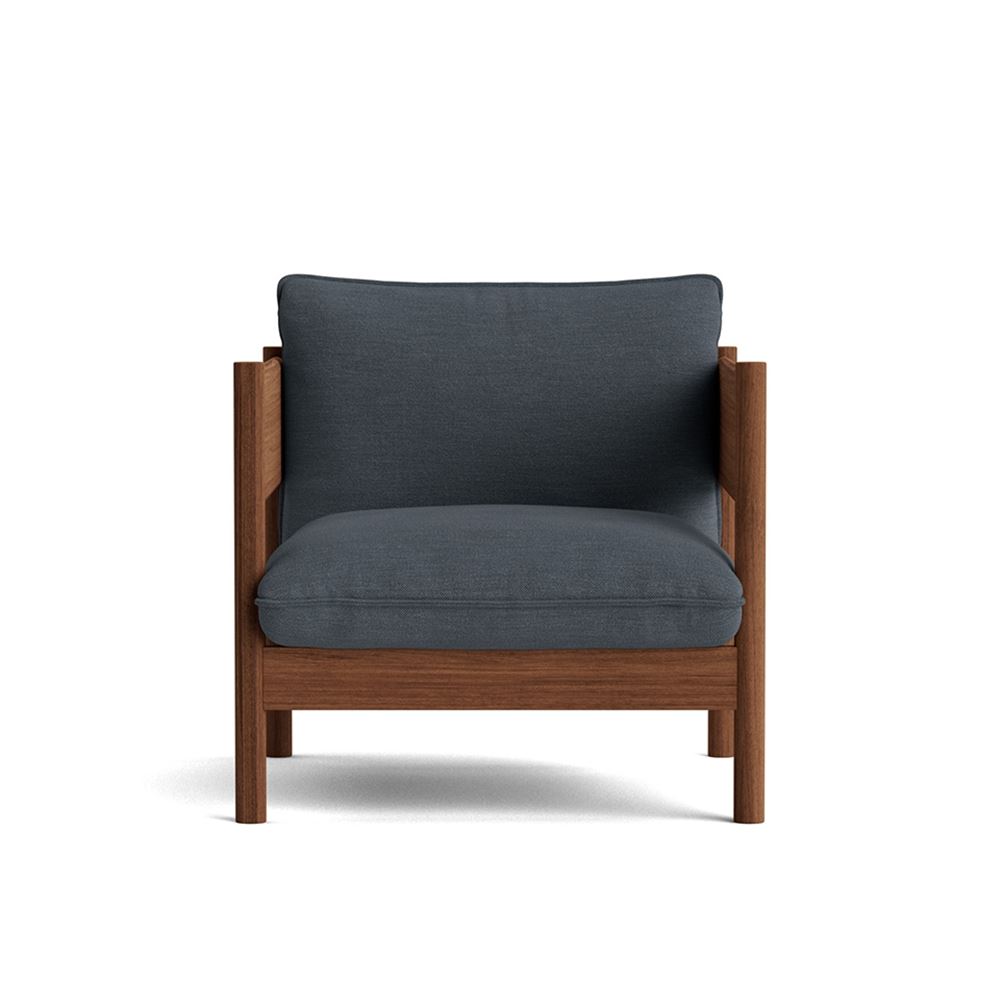 Arbour Club Armchair Oiled Waxed Walnut Base With Mode 004