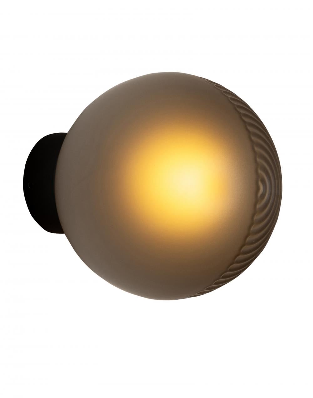 Stellar Wall Light Smoky Grey Acetato Black