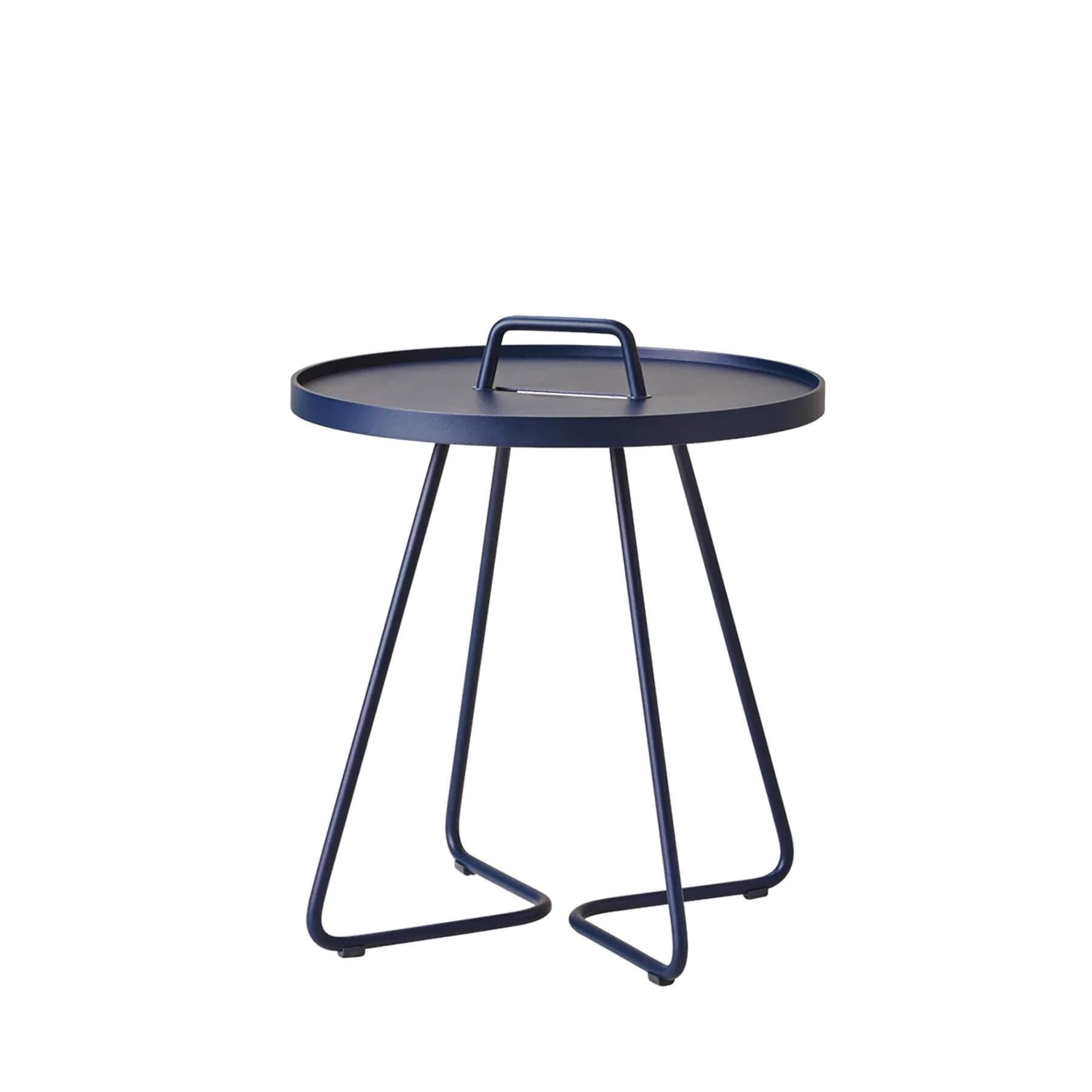 Caneline On The Move Side Table Small Midnight Blue Designer Furniture From Holloways Of Ludlow