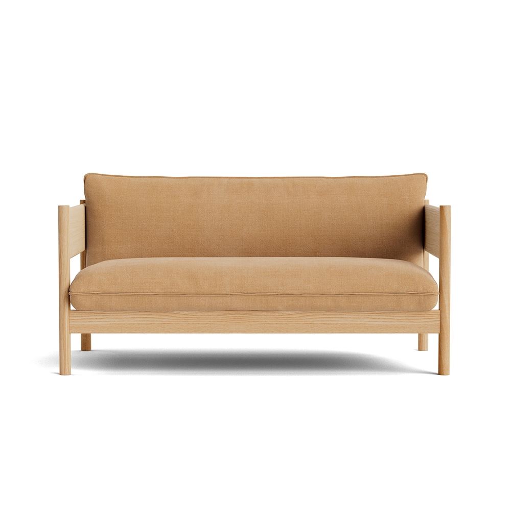 Arbour Club Sofa Oiled Waxed Oak Base With Linara 142