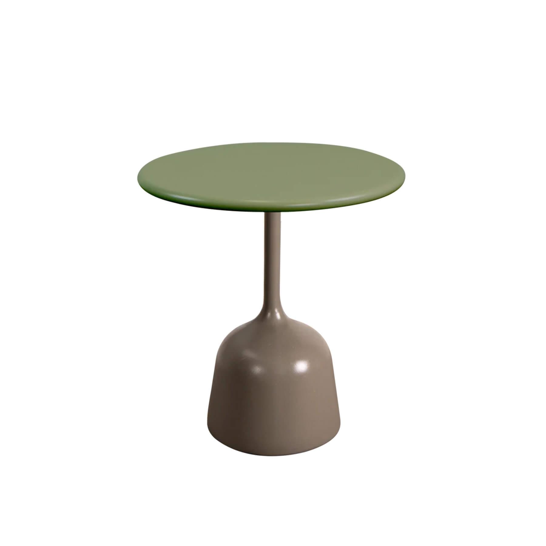 Caneline Glaze Coffee Table Small Taupe Base Olive Green Aluminium Designer Furniture From Holloways Of Ludlow