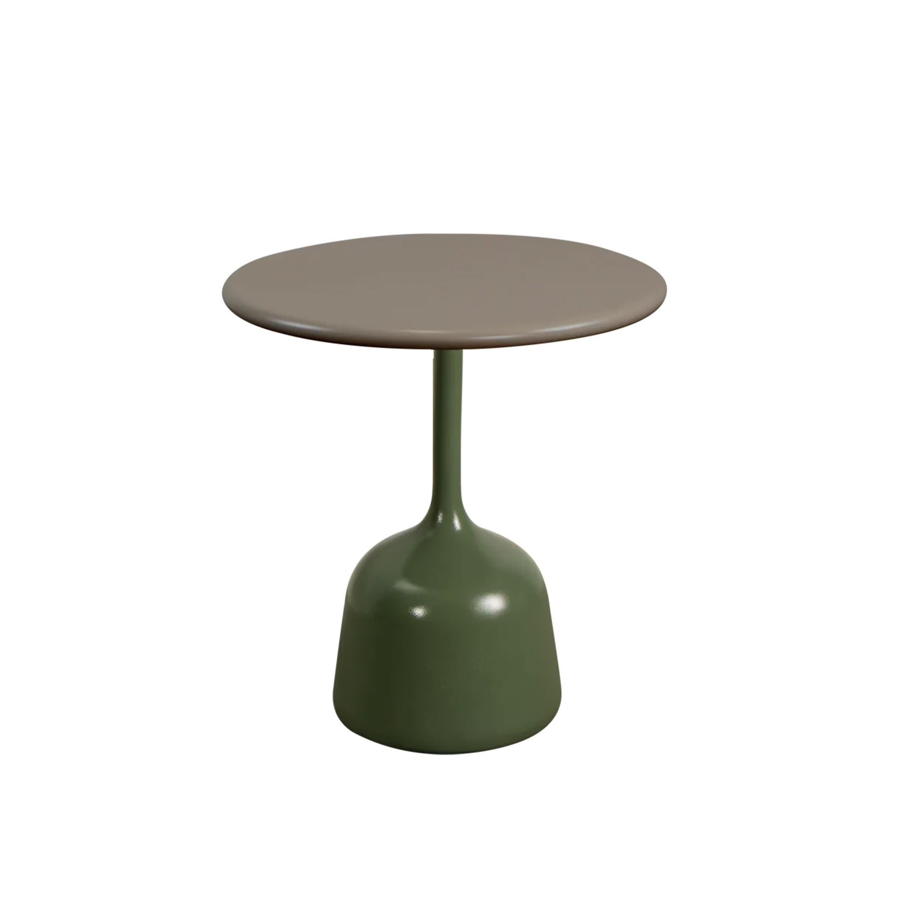 Caneline Glaze Coffee Table Small Olive Green Base Taupe Aluminium Brown Designer Furniture From Holloways Of Ludlow