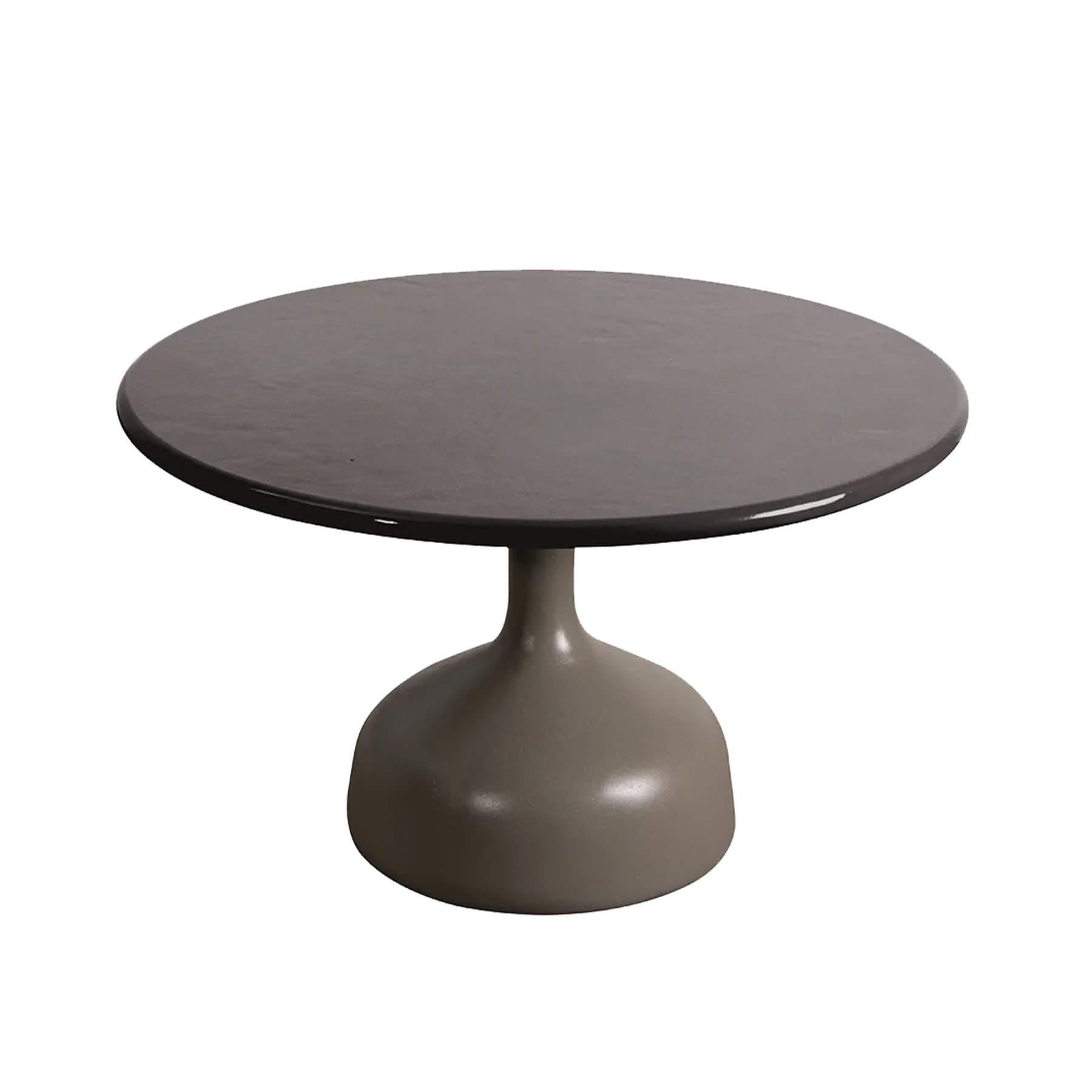 Caneline Glaze Coffee Table Large Taupe Base Black Lava Stone Top Designer Furniture From Holloways Of Ludlow