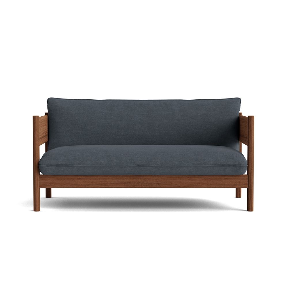 Arbour Club Sofa Oiled Waxed Walnut Base With Mode 004