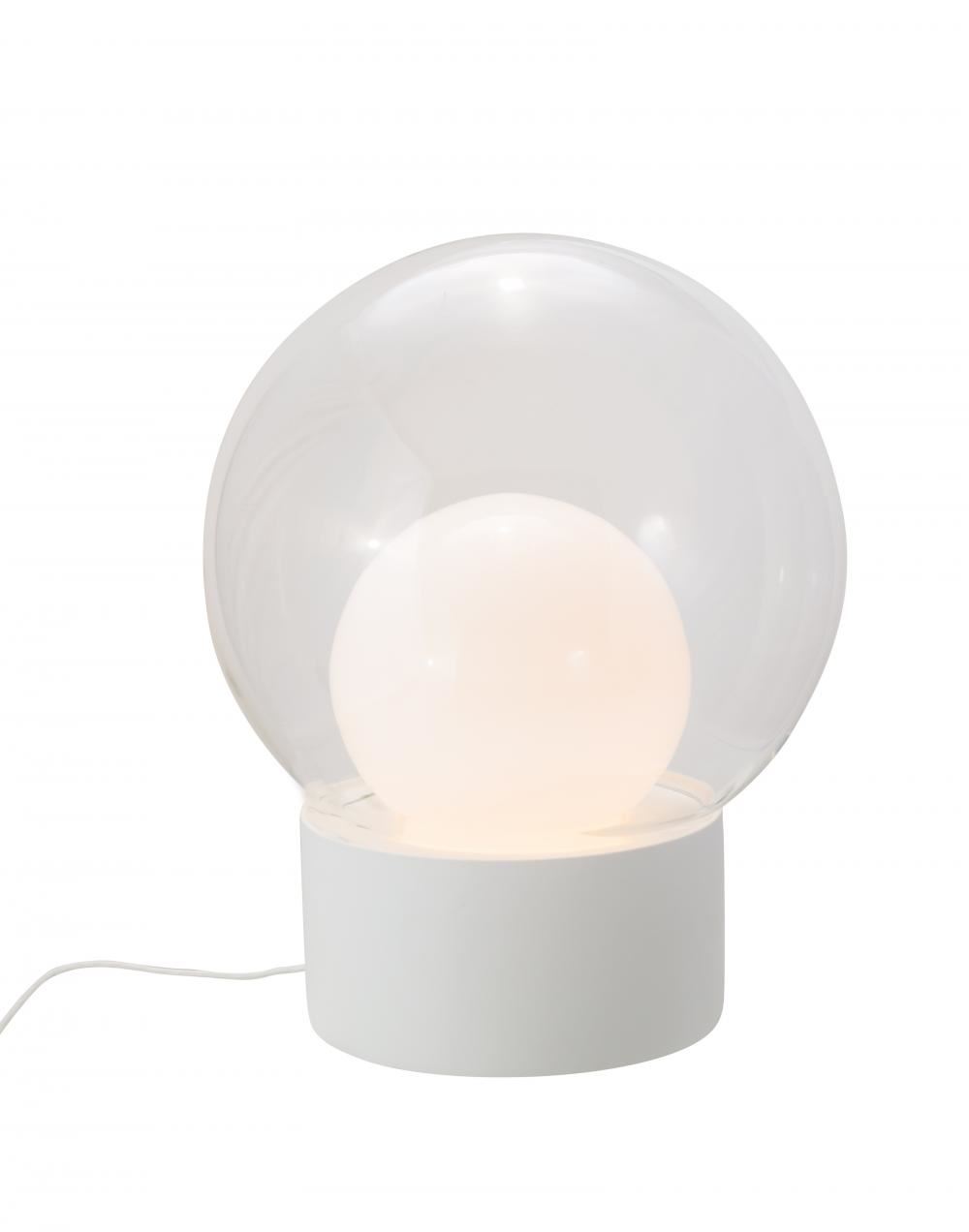 Boule Table Light Medium Transparent Opal White White