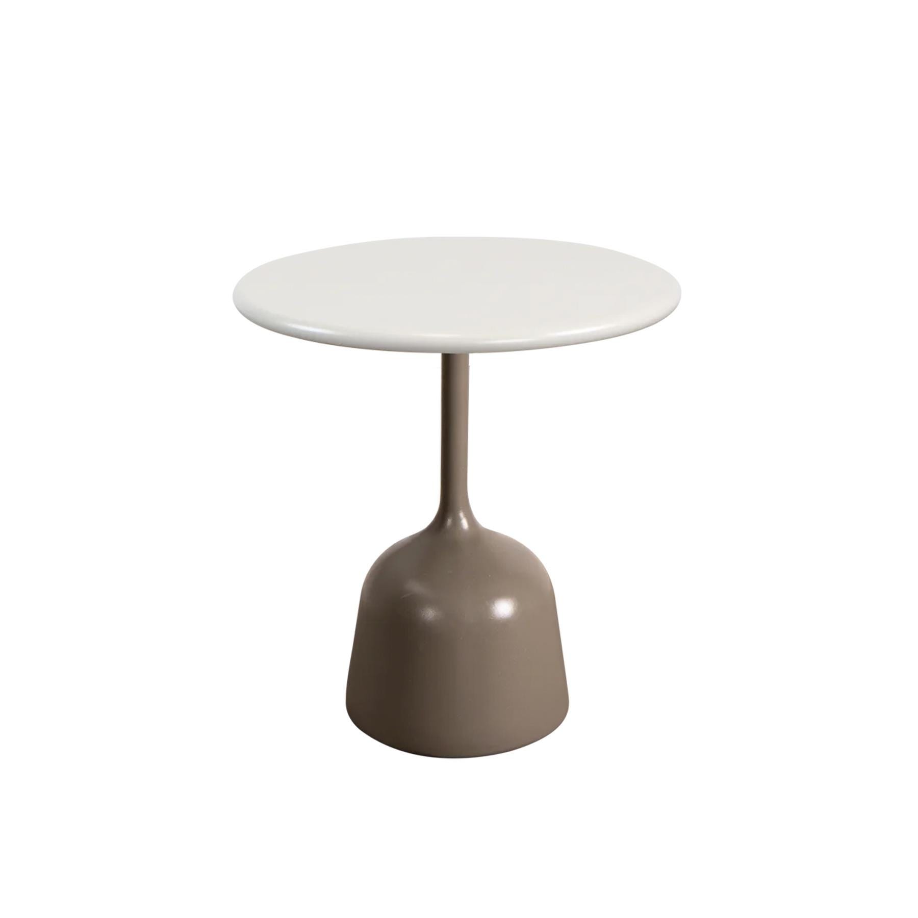 Caneline Glaze Coffee Table Small Taupe Base Sand Aluminium Brown Designer Furniture From Holloways Of Ludlow