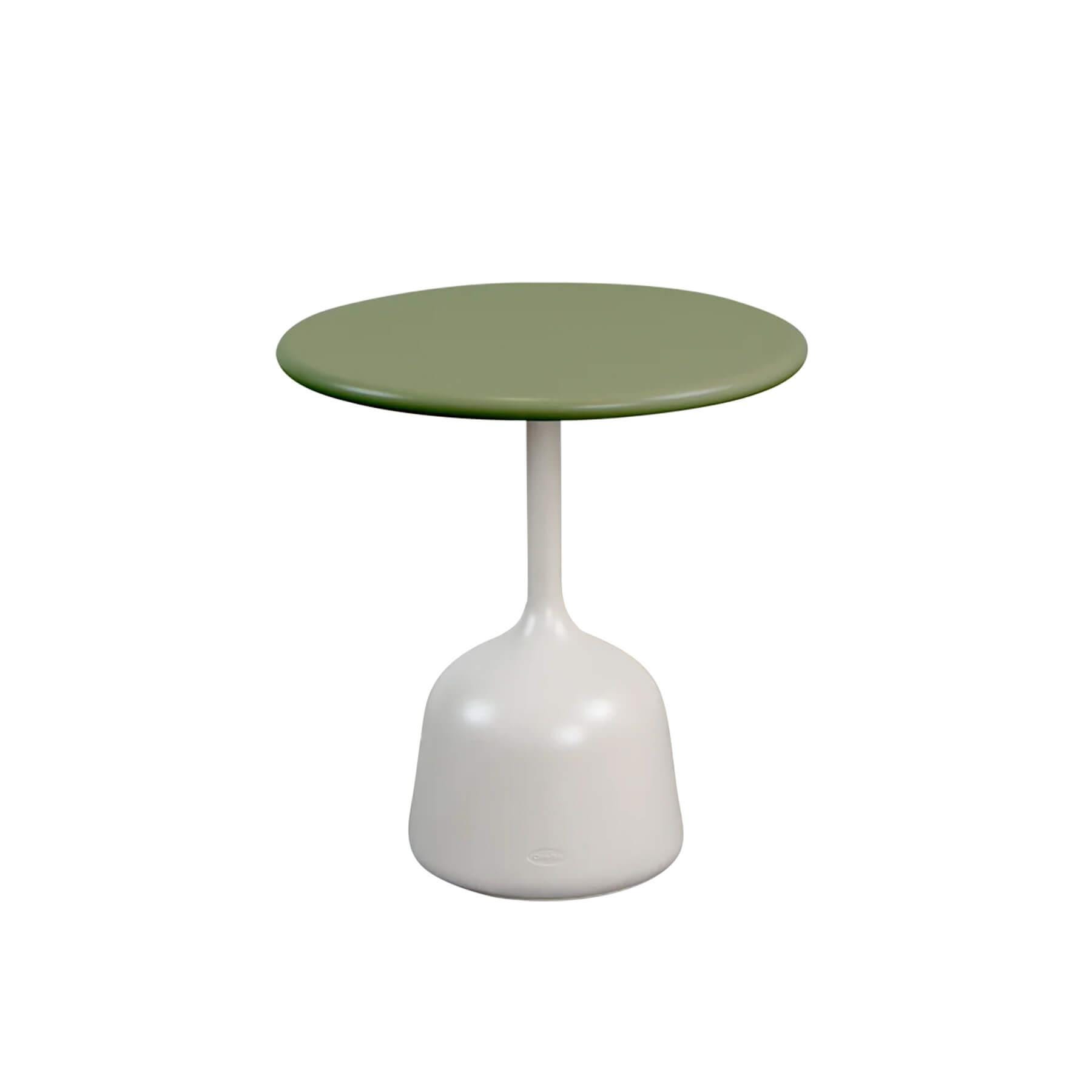 Caneline Glaze Coffee Table Small Sand Base Olive Green Aluminium Designer Furniture From Holloways Of Ludlow