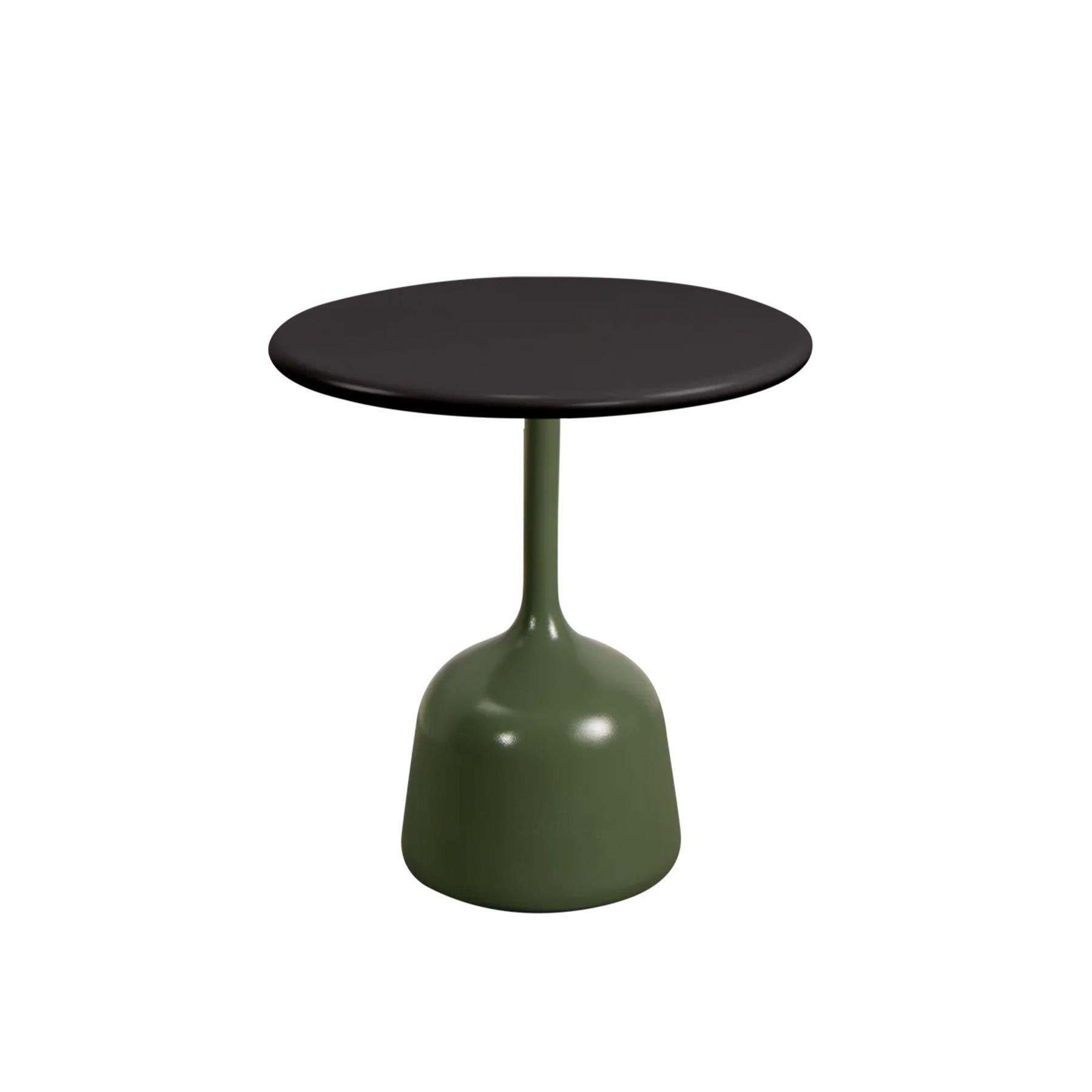 Caneline Glaze Coffee Table Small Olive Green Base Lava Grey Aluminium Designer Furniture From Holloways Of Ludlow
