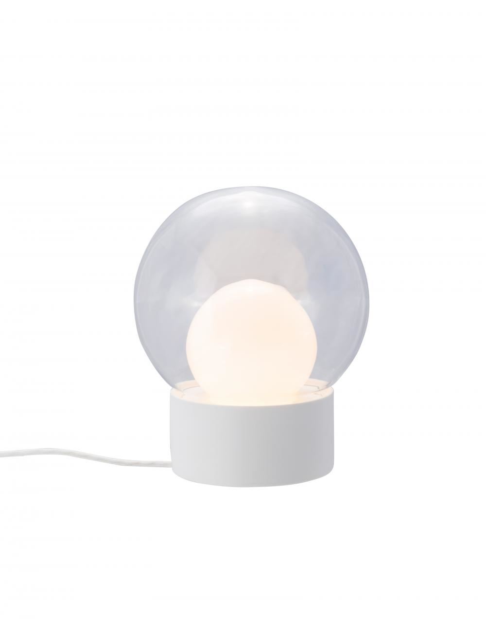 Boule Table Light Small Transparent Opal White White