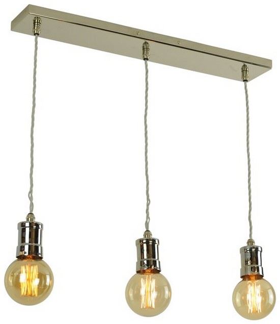 Tommy Pendant Tommy 3 Light Polished Nickel