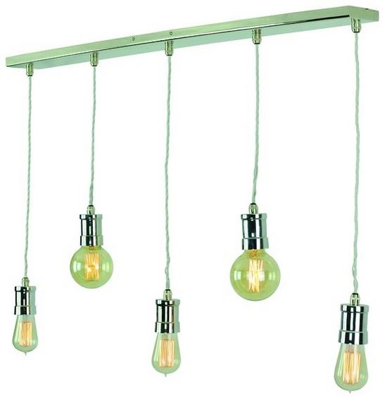 Tommy Pendant Tommy 5 Light Polished Nickel