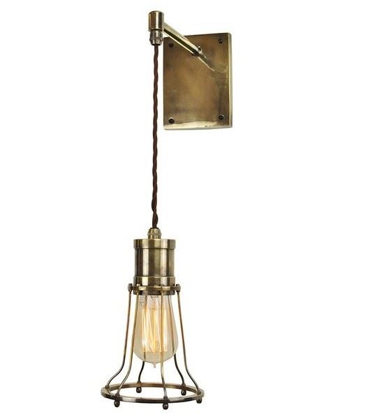 Marconi Wall Light Marconi Drop Wall Light Antique Brass