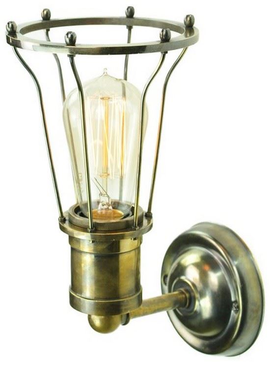 Marconi Wall Light Marconi Wall Light Antique Brass