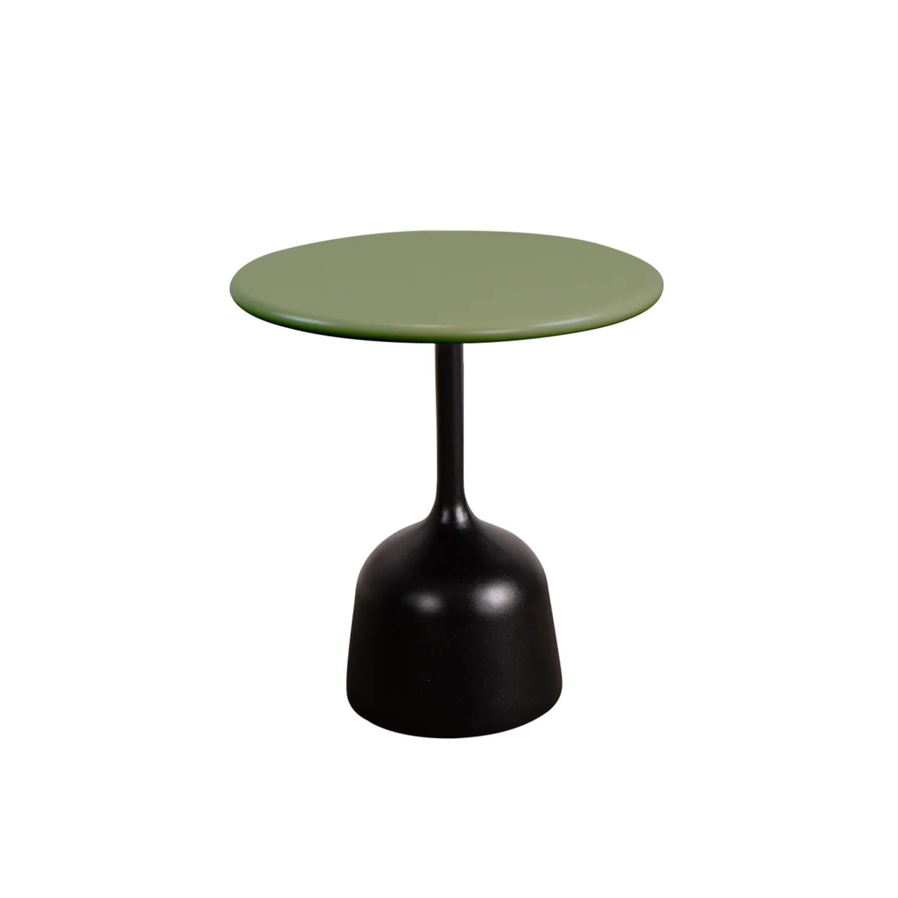 Caneline Glaze Coffee Table Small Lava Grey Base Olive Green Aluminium Designer Furniture From Holloways Of Ludlow