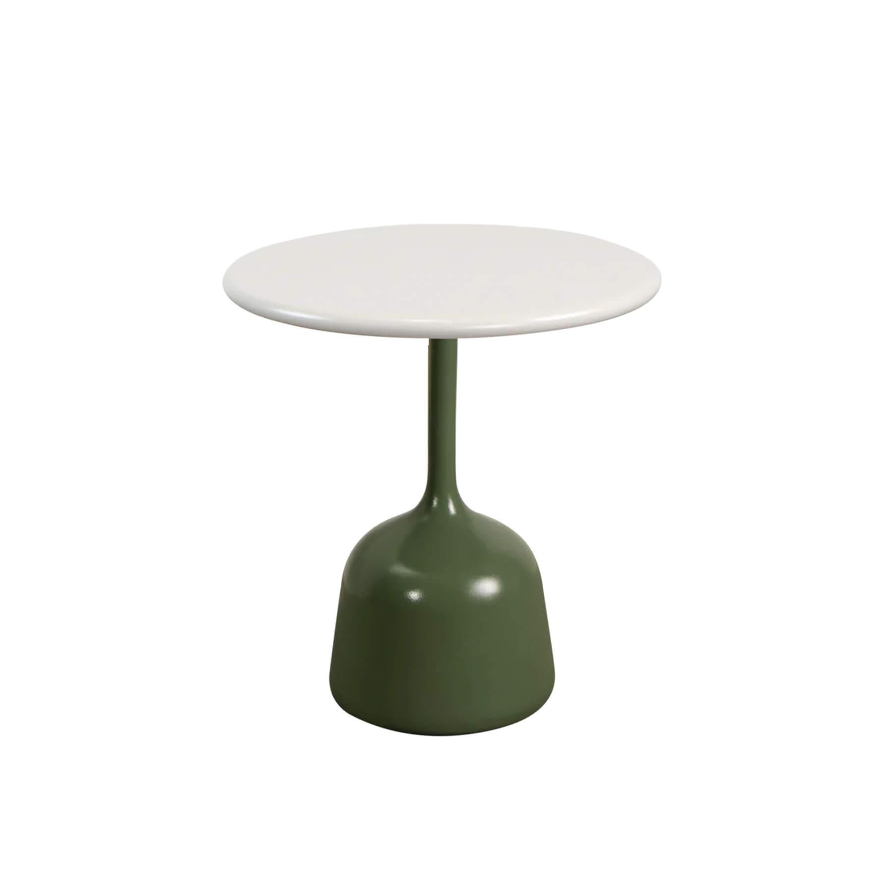 Caneline Glaze Coffee Table Small Olive Green Base Sand Aluminium Brown Designer Furniture From Holloways Of Ludlow