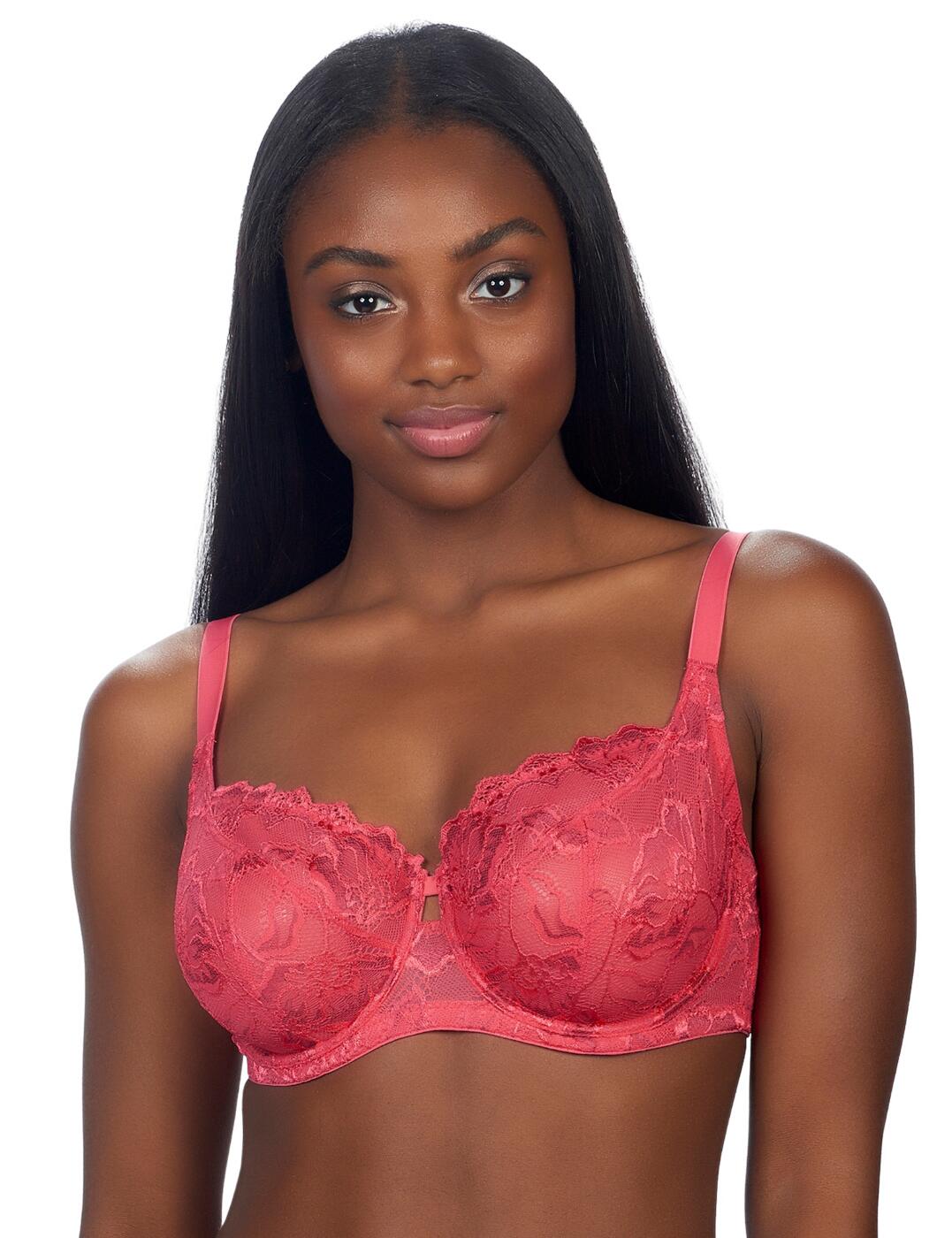 This elegant wired bra from the Anna collection flaunts the utmost luxurious floral lace in a timeless balcony design. The non-padded cups create a naturally rounded shape and the semi-sheer fabric seductively shows a hint of skin. Underwiring offers added support and the adjustable straps allow for a comfortable individual fit. Flirty coordinating lingerie is available from the Anna collection by After Eden.  Feminine lace design Semi-sheer non-padded cups Delicate scalloped trim Underwiring Hook and eye closure Adjustable straps Country of origin: Bangladesh Composition: 85% Polyamide &pipe; 15% Elastane Listed in UK sizes  52587-94559-1240424 20.20.5165  Wired Bra