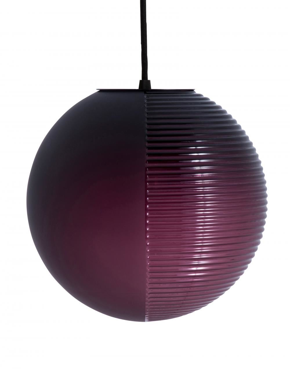 Pulpo Stellar Pendant Medium Aubergine Acetato Aubergine Purple Designer Pendant Lighting