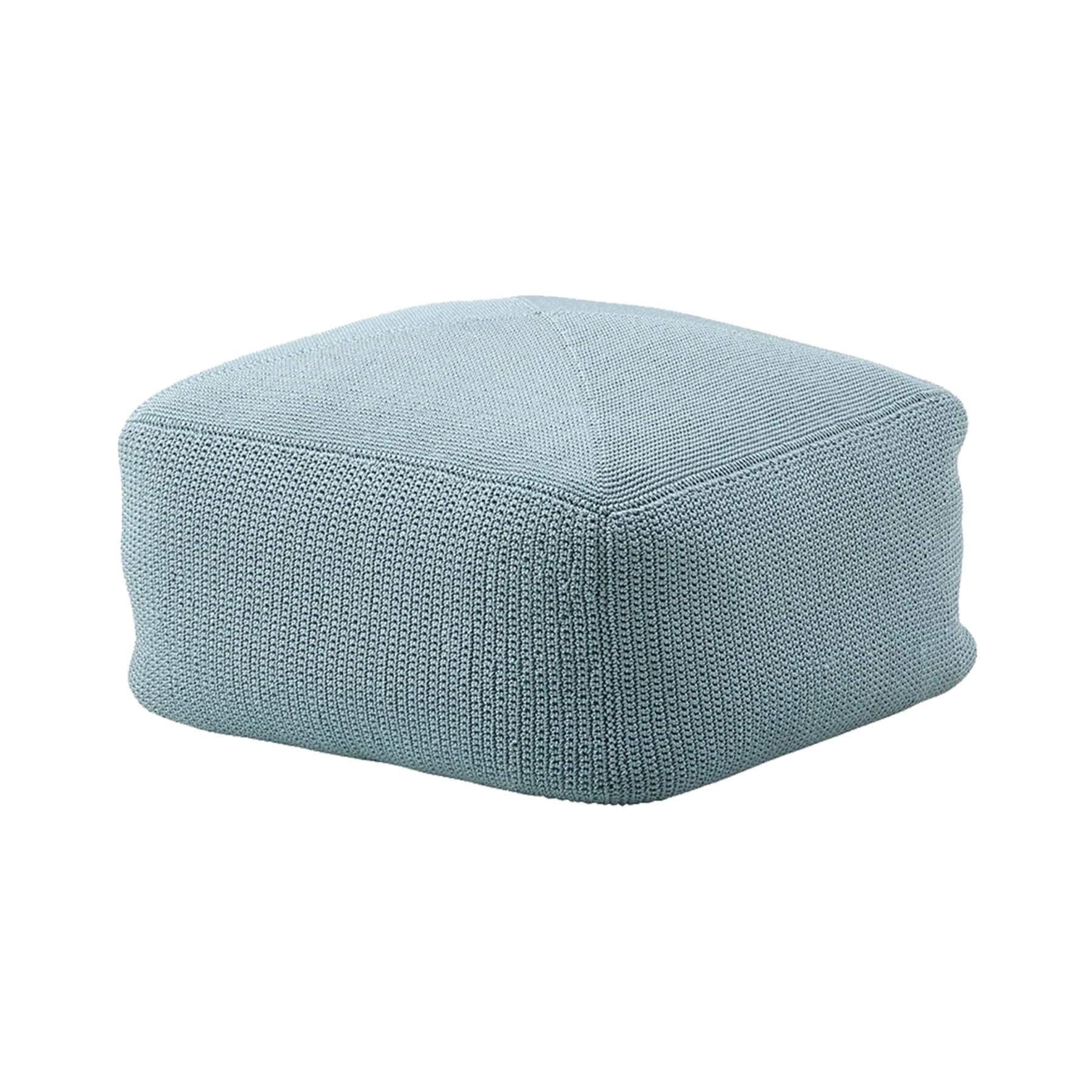 Caneline Divine Outdoor Footstool Turquoise Blue