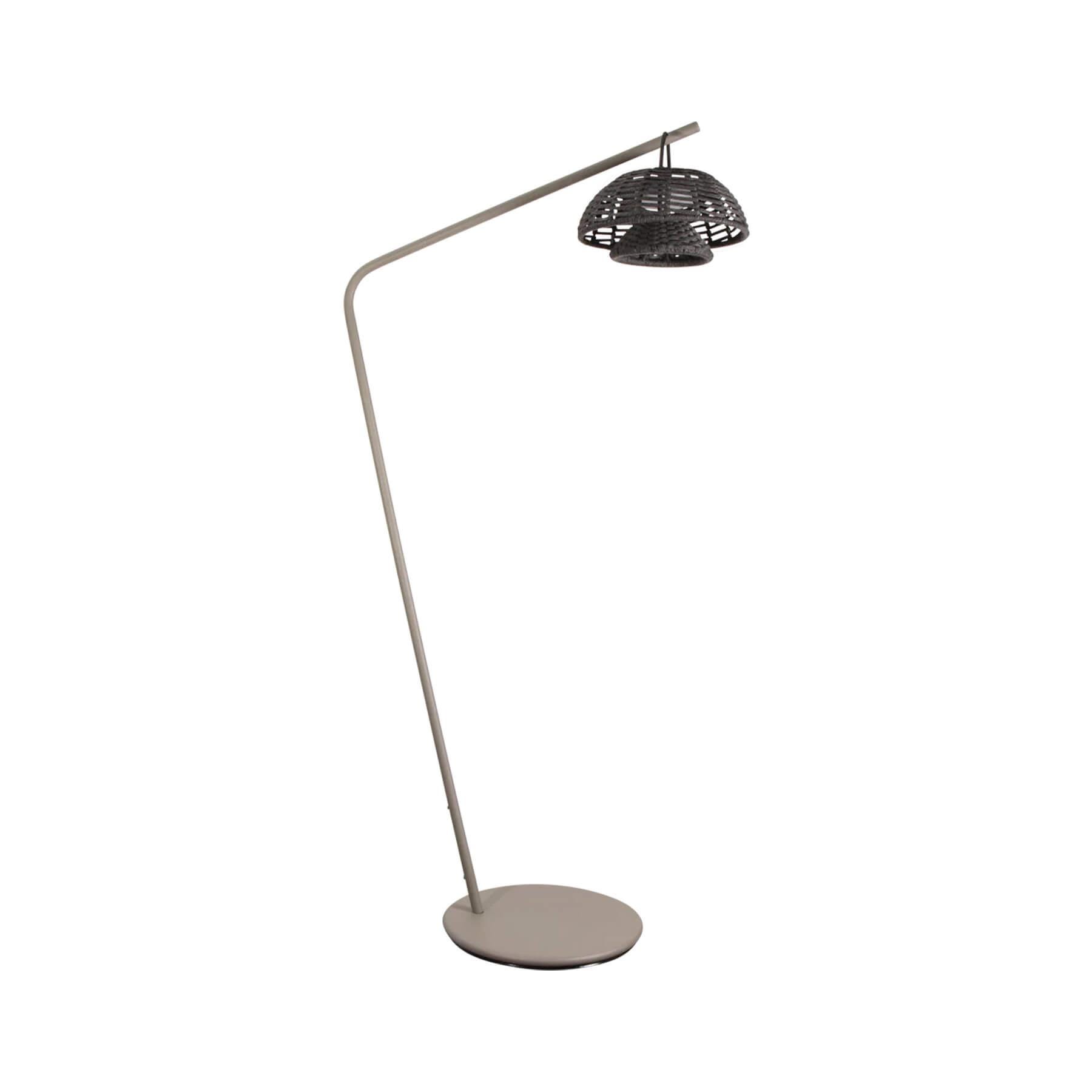 Caneline Illusion Outdoor Hanging Light Dark Grey With Taupe Stand Outdoor Lighting Outdoor Lighting