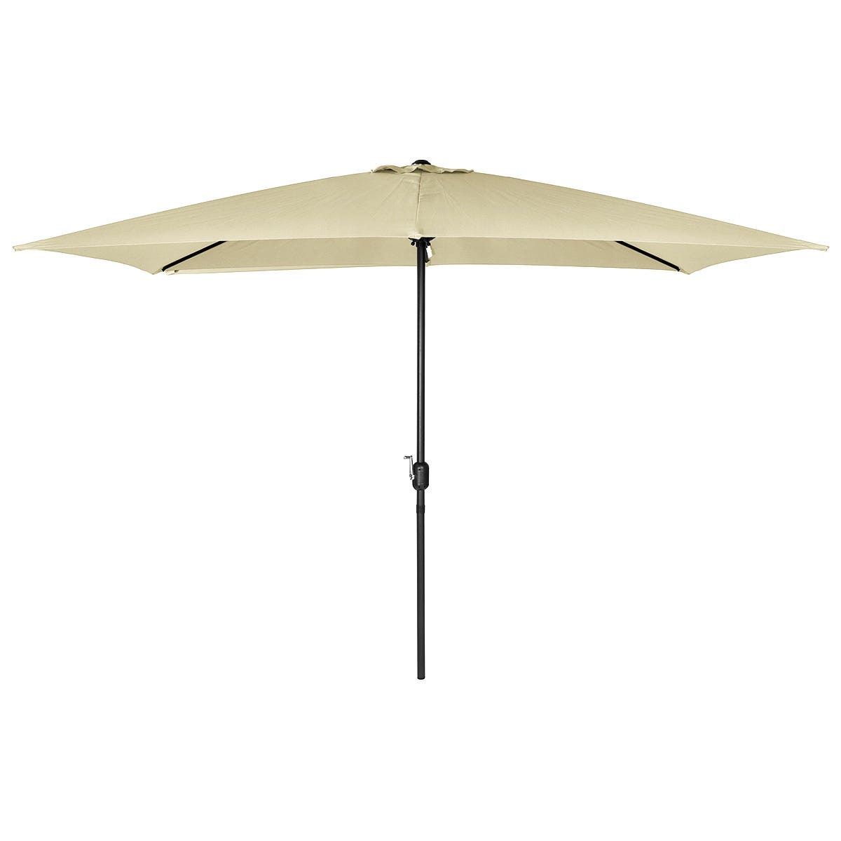 Charles Bentley 3m X 2m Rectangular Garden Umbrella Beige
