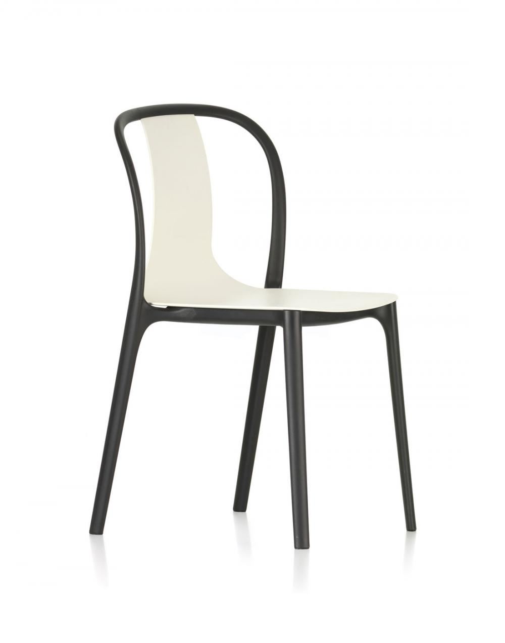 Belleville Chair Armchair Plastic Chair Plastic Moss Grey