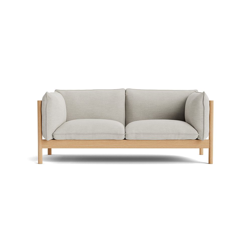 Arbour 2 Seater Sofa Oiled Waxed Oak Base With Mode 009