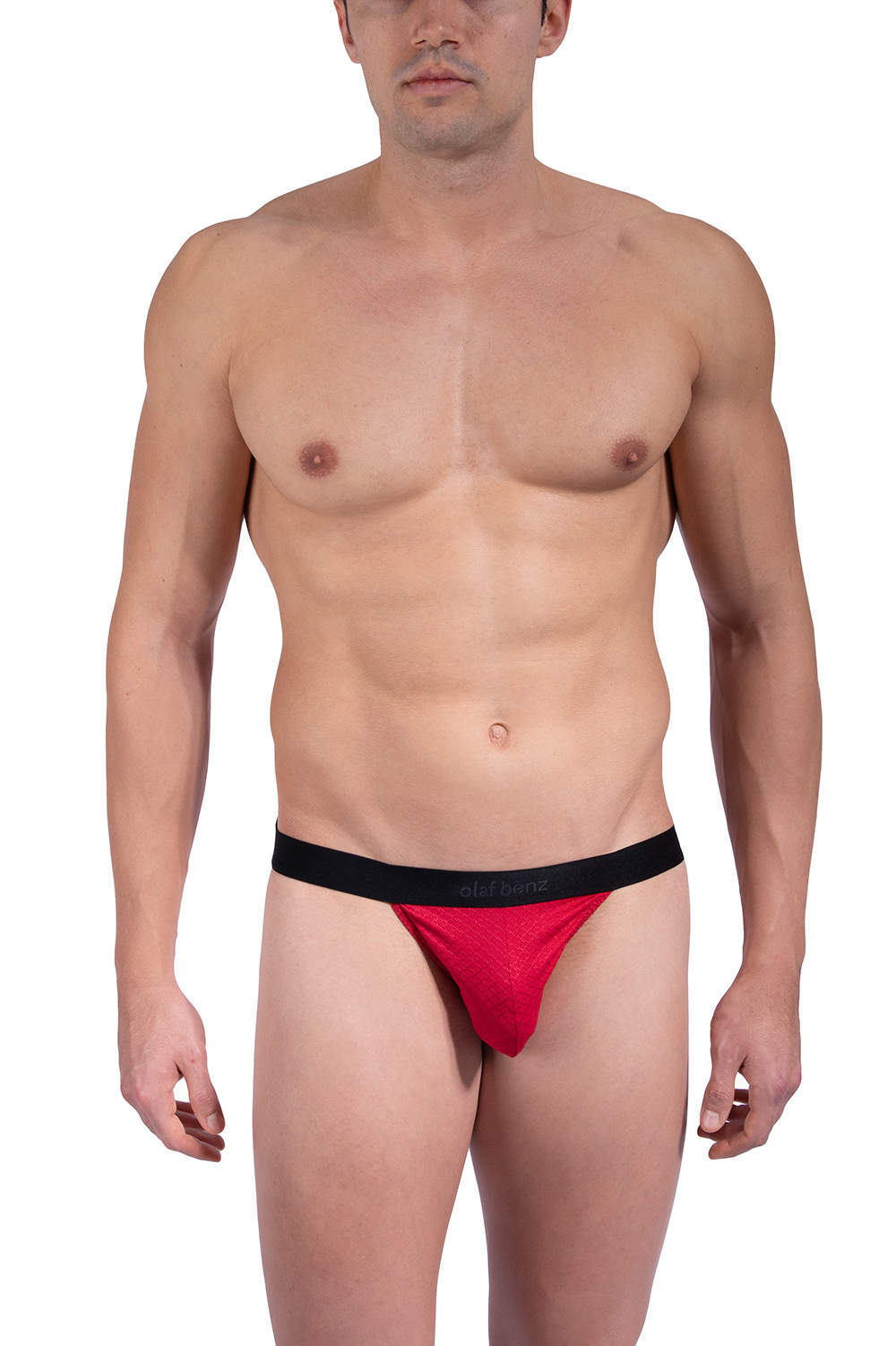 Olaf Benz RED 2312 Rio Tanga men’s underwear slips shimmer softly. Shop online for silky high leg male briefs – deep waistband and open sides. Buy now