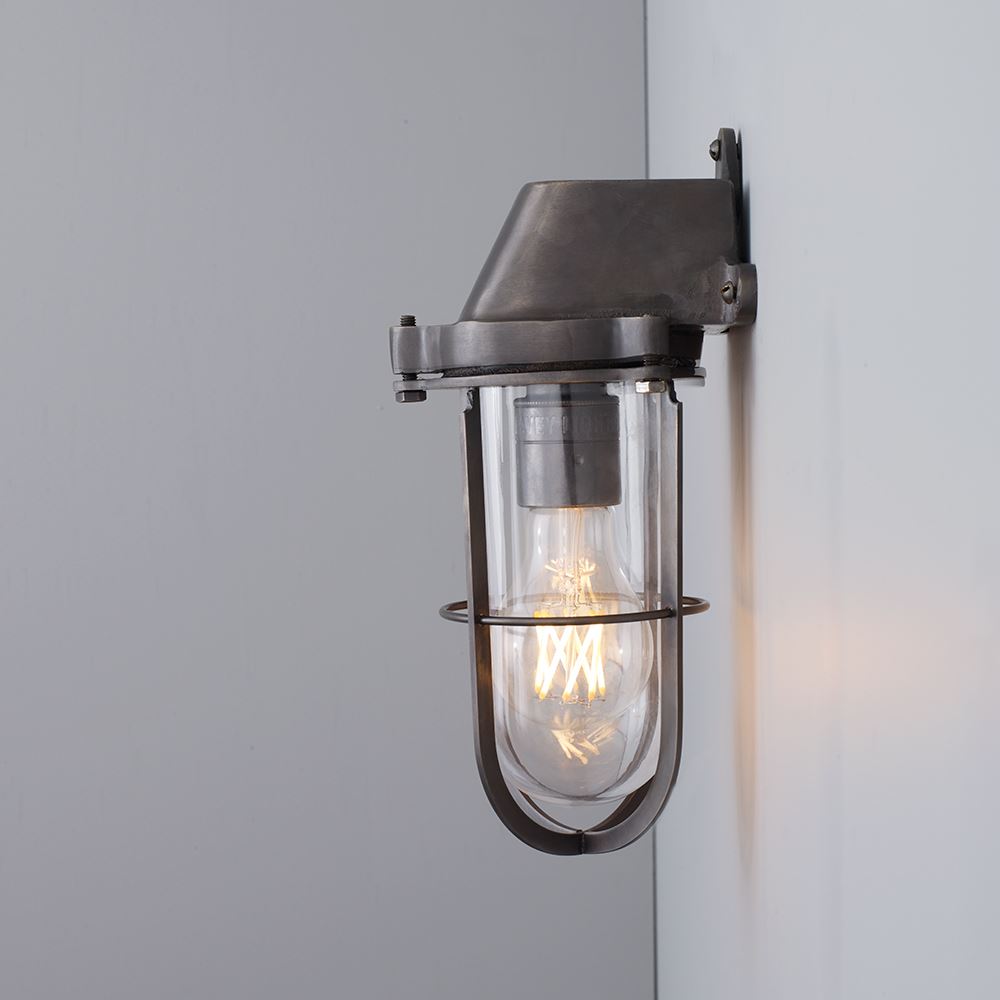 Naval Well Glass Wall Light Clear Glass