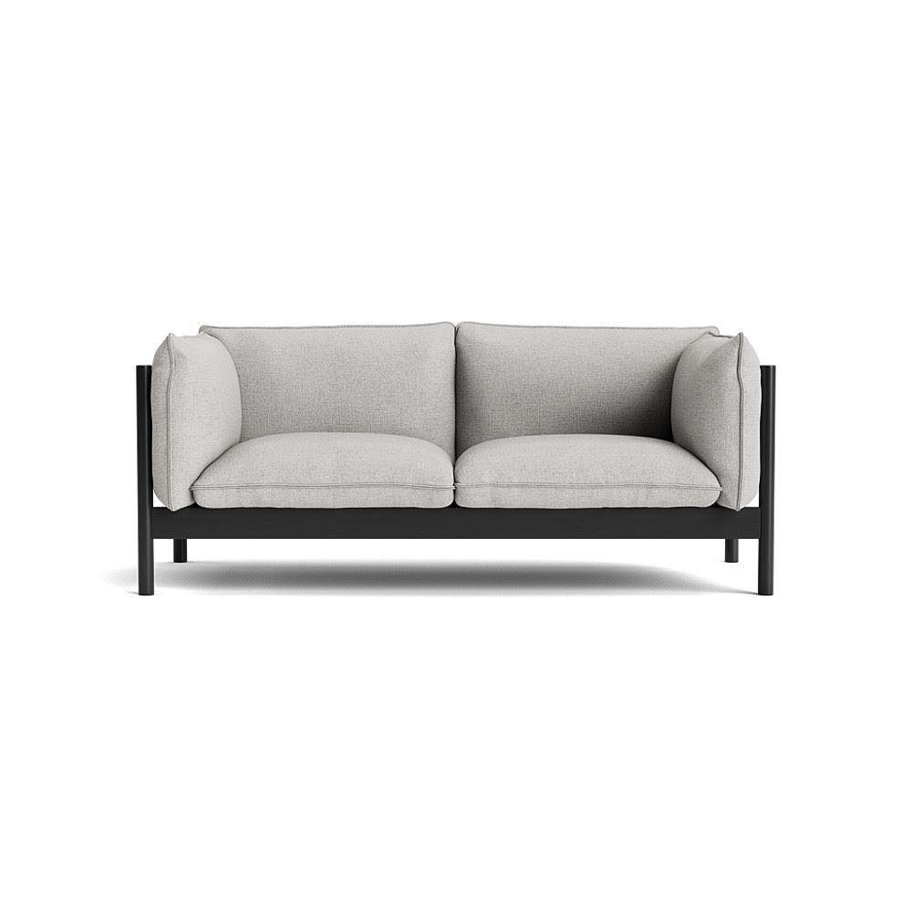 Arbour 2 Seater Sofa Black Waterbased Lacquered Beech With Roden 04