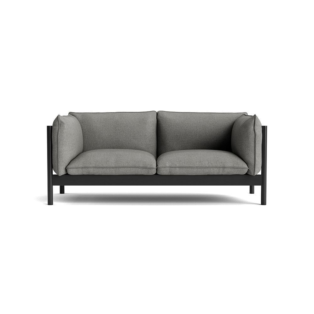 Arbour 2 Seater Sofa Black Waterbased Lacquered Beech With Roden 05