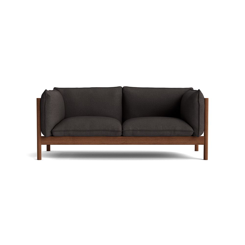 Arbour 2 Seater Sofa Oiled Waxed Walnut Base With Roden 06