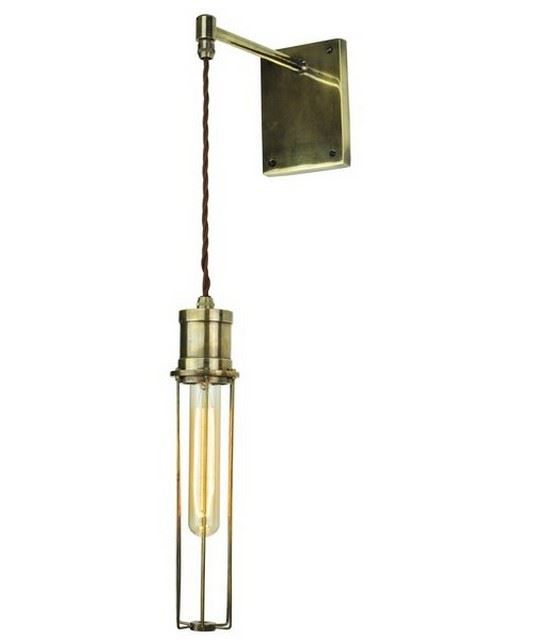 Alexander Wall Light Alexander Drop Wall Light Antique Brass