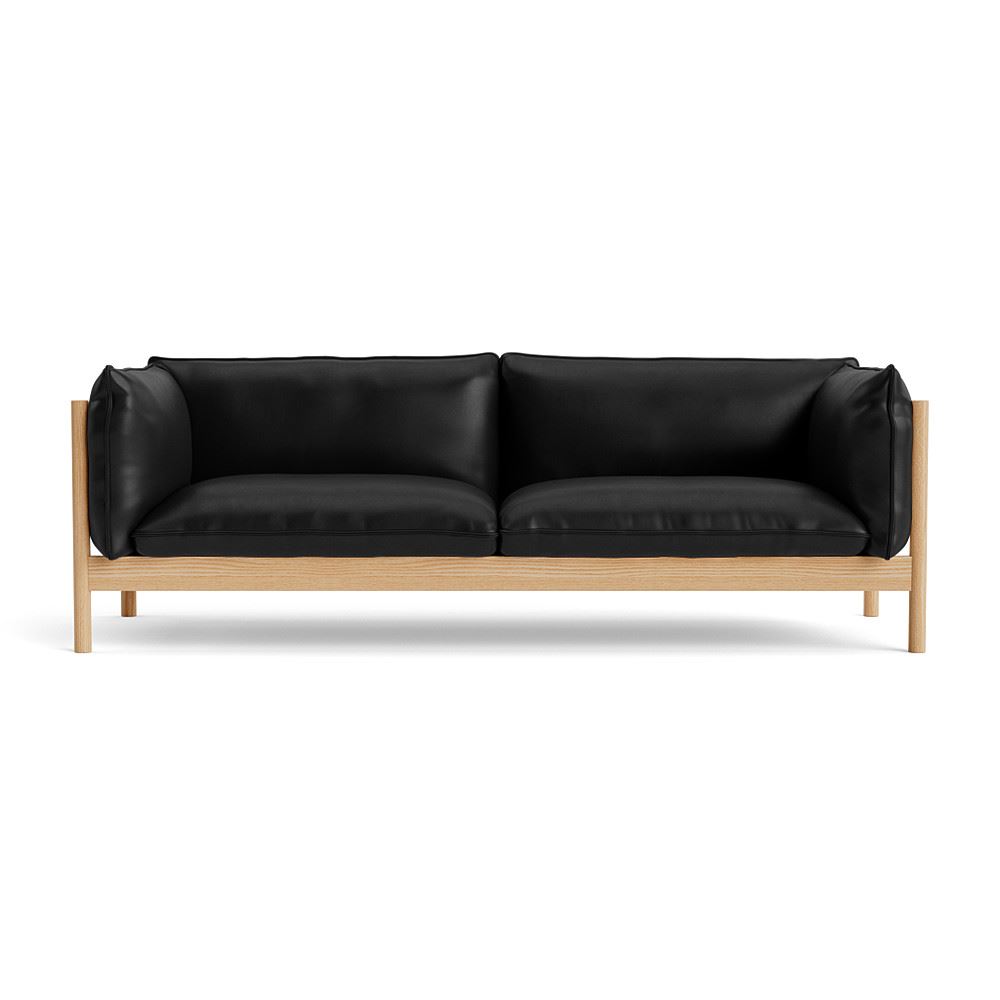 Arbour 3 Seater Sofa Oiled Waxed Oak Base With Sierra Si1001