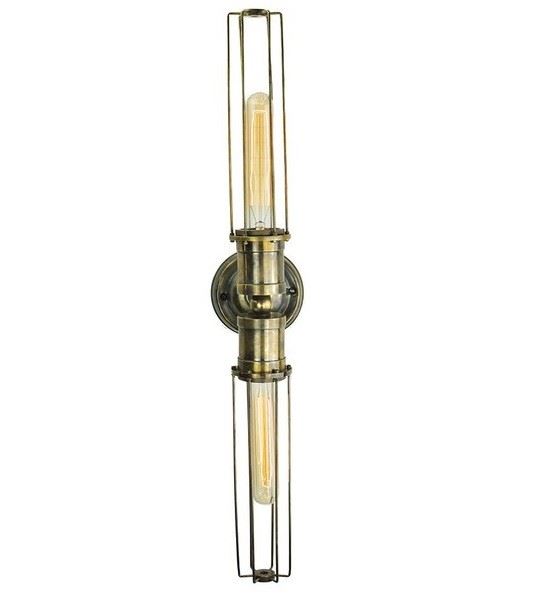 Alexander Wall Light Alexander Double Wall Light Antique Brass