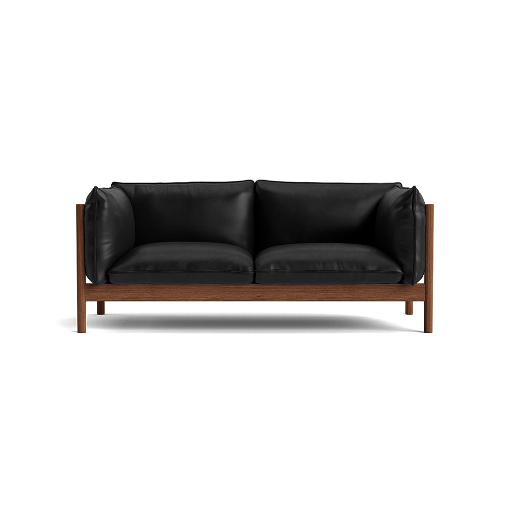 Arbour 2 Seater Sofa Oiled Waxed Walnut Base With Sierra Si1001