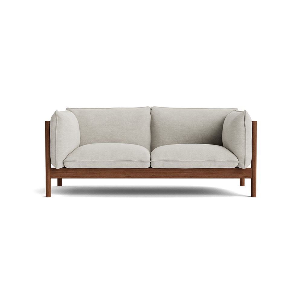 Arbour 2 Seater Sofa Oiled Waxed Walnut Base With Mode 009