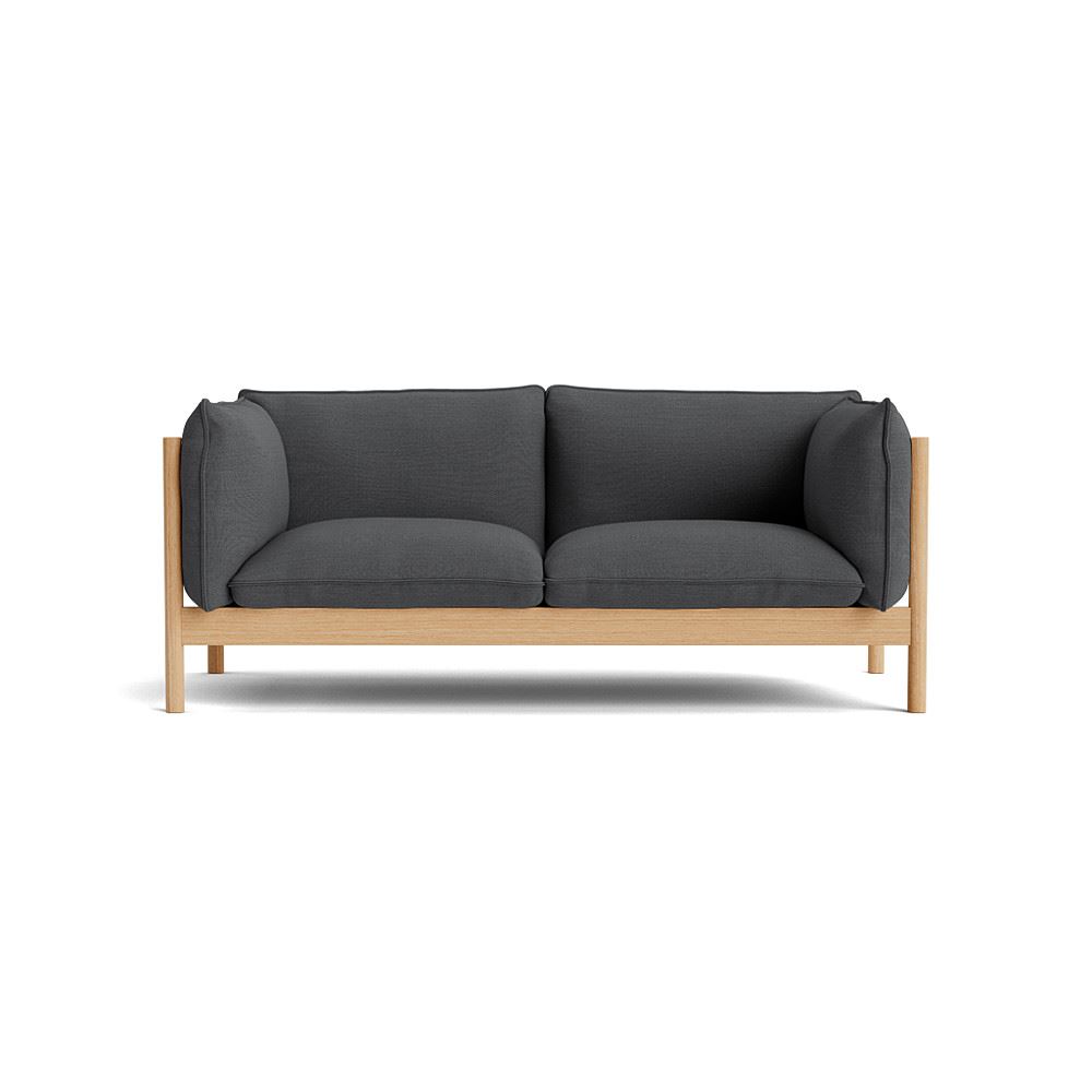 Arbour 2 Seater Sofa Oiled Waxed Oak Base With Surface By Hay 190